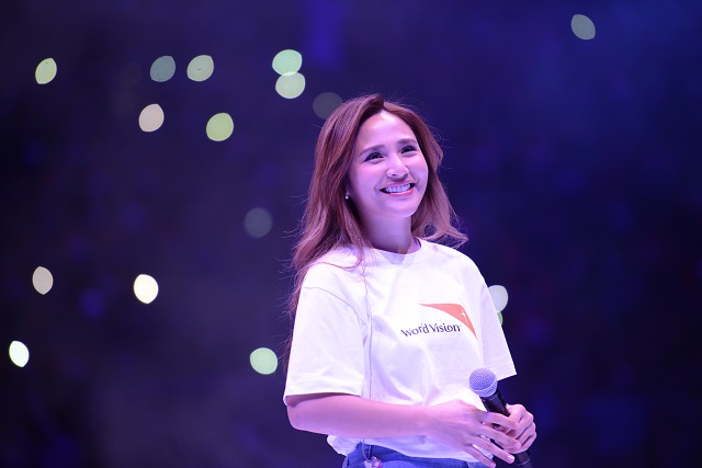 World Vision Malaysia Taiwanese singer Rachel Liang is one of World Vision's ambassadors who came to support the cause and encourage the participants at the Countdown.